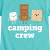 Girls' - Instant Message - Camping Crew Smores Fitted Short Sleeve Graphic T-Shirt - 2 of 4