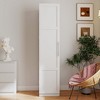 MOEPISY Kitchen Pantry Cabinet, White Freestanding Buffet Cupboards Sideboard with Doors & Shelves - 2 of 4
