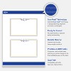 Avery 4" x 6" Cards, Gold & Navy Border with Florals, 20 ct - 3 of 4
