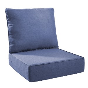 Gymojoy 24x24x6" Outdoor Cushion Patio Chair Furniture Cushion 28D High Density Sponge Cushion with Removable Cover Cushion Replacement - 1 of 4