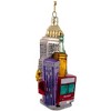 Kurt Adler Glass Ornament for Christmas Tree, NYC Cityscape - 3 of 4