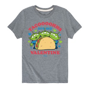Boys' - Toy Story - Tacos Are My Valentine Short Sleeve Graphic T-Shirt - 1 of 3