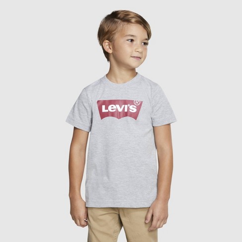 Levi's Big Boys Round Neck Short Sleeve Graphic T-Shirt