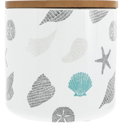 Pavilion Gift Company - Beach - 14 oz - 100% Soy Wax Reveal Candle Scent: Lemon Verbena - Flame Candles