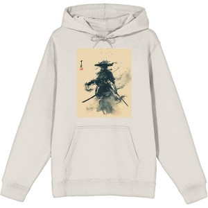 Ronin Samurai Skeleton Adult Long Sleeve Hoodie - 1 of 2