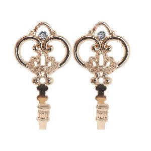 Unique Bargains Curtain Holdbacks Mini Crown Hooks Zinc Alloy 3.74"x2.36" 1Pair - 1 of 4