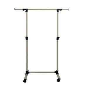 SEVOBAL Freestanding Coat Racks Multi-Functional Rolling Clothes Rack with Adjustable Poles for Versatile Indoor, White, 43.3"*63"*17.7" - 1 of 4