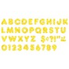 TREND Yellow Sparkle 4" Casual Uppercase Ready Letters®, 71 Per Pack, 3 Packs - 2 of 3