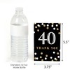 Big Dot of Happiness Adult 40th Birthday - Gold - Birthday Party Thank You Cards (8 count) - 3 of 4