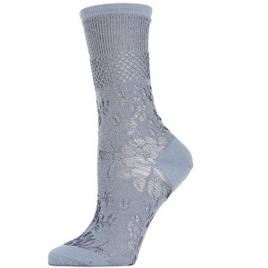 Natori Floral Fields Women's Sheer Crew Socks One Size Fits Most - 1 of 1