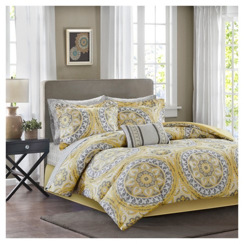 queen comforter sets turquoise yellow blue