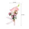 Unique Bargains Formal Dinner Party Wedding Groom Lily Boutonnieres Pins 6 Pcs - 2 of 3