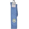 Memoi Girls' Fuzzy Smiley Face Knee High Socks - 4 of 4