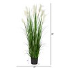 Nearly Natural 4.5-ft Plume Grass Artificial Plant - 2 of 4