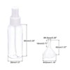 Unique Bargains Refillable Cosmetic Plastic Travel Spray Bottles with Funnel 3 Pcs - 2 of 4