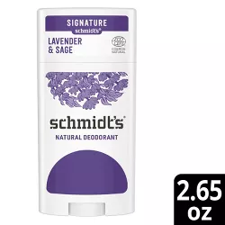 Schmidt's Lavender + Sage Aluminum-Free Natural Deodorant Stick - 2.65oz