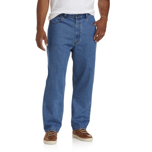 Harbor Bay Rugged Loose-fit Jeans - Men's Big And Tall Medium Wash X ...