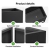 36*18*18 Inch Large Metal Rectangular Planter with Shelves and Drainage Holes for Indoor/Outdoor Use - 3 of 4