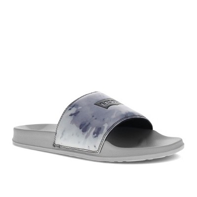 Levi's Mens June Tie Dye Mens Slip-on Slide Sandal Shoe, Grey, Size 12 :  Target