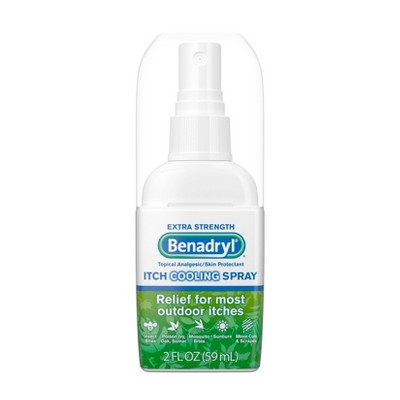 Benadryl Extra Strength Anti-Itch Cooling Spray - Travel Size - 2 fl oz