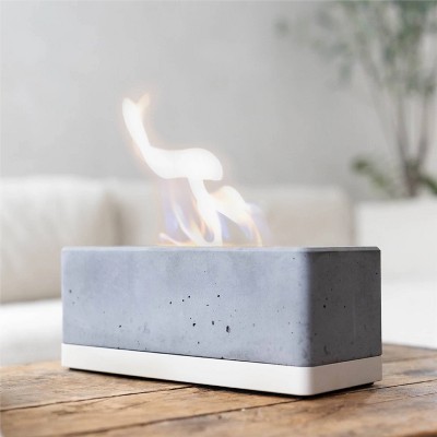 Sharper Image Infinity Outdoor Tabletop Fireplace Black : Target