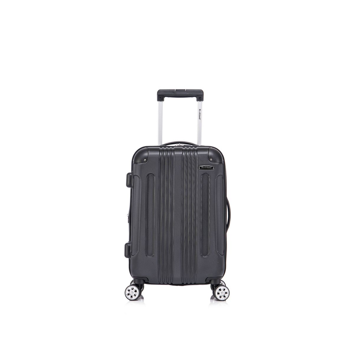 Rockland London Hardside Expandable Spinner Wheel Luggage Carry On Suitcase - thumbnail 4