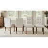 ACEPANO Set of 4 Modern Wooden Dining Chairs with Back For Dining Room-Beige - 2 of 4