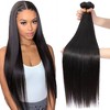 Jessie's Wig Straight Human Hair 3 Bundles 12-30 Inch Grade S Double Weft 100g/Piece - 3 of 4
