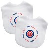 BabyFanatic Officially Licensed Unisex Baby Bibs 2 Pack - MLB Chicago Cubs - 2 of 3