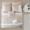 Sapphtopaz Queen 8 Piece Comforter Set, Queen Quilt with Bed Sheets Seafoam for Women, Men, Kids & Teens, Queen Quilt Bedding Set - 4 of 4