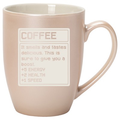 100 North White and Precious Pearl Metallic Finish, 10 Ounce, New Bone China Coffee Tea Cup Mug, Coffee. It Smells and Tastes delicious. This Is Sure
