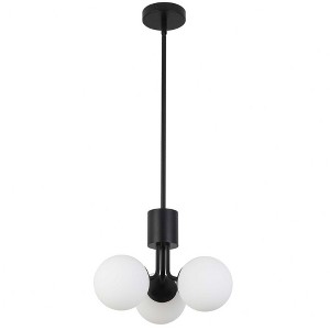 Dainolite Amanda 3 - Light Chandelier in  Matte Black - 1 of 1