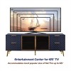 ELJGET 60" Modern TV Stand with 4 Drawers, Double Doors Entertainment Center with Adjustable Feet for Living Room - 4 of 4