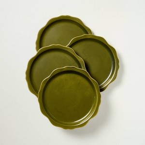 Set of 4 Carved Edge Dinner Plates - Hearth & Hand™ with Magnolia - 1 of 4