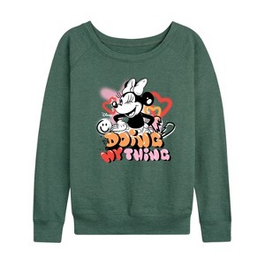 Women's - Disney - Minnie Mouse Lightweight French Terry Slouchy - 1 of 4