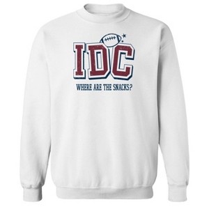 Rerun Island Men's IDC Snacks Long Sleeve Graphic Cotton Sweatshirt - 1 of 1