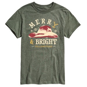 Men's - Yellowstone - Merry and Bright Short Sleeve Graphic T-Shirt - 1 of 4