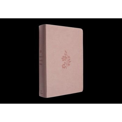 ESV Women's Study Bible (Trutone, Blush Rose, Floral Bloom Design) - (Leather Bound)