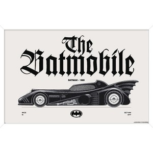 Trends International DC Comics Batman: 85th Anniversary - The Batmobile 1989 Framed Wall Poster Prints - 1 of 4
