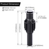 WOWOW Bathroom and Vessel Sink Pop-Up Drain Stopper Without Overflow in Matte Black - 4 of 4