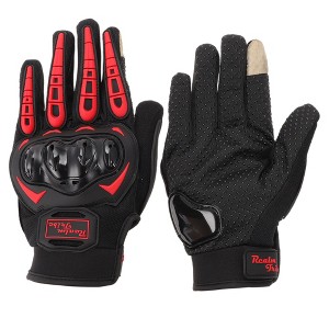 Unique Bargains Motorcycle Gloves Full Finger Gloves Nylon Outdoor Glove 1 Pair - 1 of 4