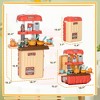 Acoinel Foldable Play Kitchen Set Converted into Travel Luggage,with 36 pcs Play Kitchen Accessories,Great Gifts for Toddlers 3-6 Years Old - 4 of 4