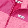 Lands' End Kids High Pile Fleece Hooded Jacket - 3 of 3