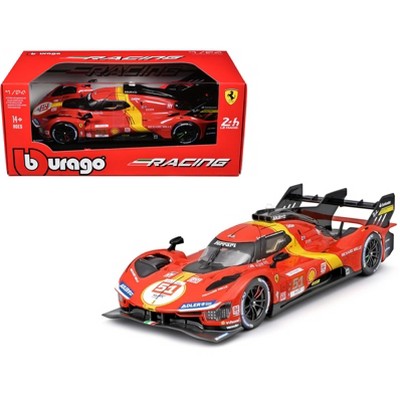 Ferrari 499P #51 "Ferrari AF Corse" Winner "24 Hours of Le Mans" (2023) "Racing" Series 1/24 Diecast Model Car by Bburago