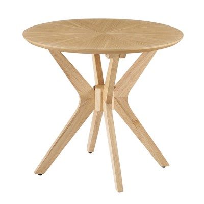 Modway Crossroads 24 Inch Round Wood Side Table