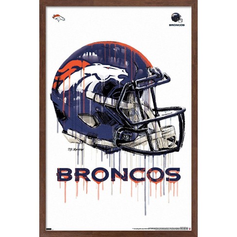 Trends International NFL Washington Commanders - Drip Helmet 22 Wall  Poster, 22.375 x 34, Unframed Version