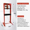 Hydraulic Press, 12 Ton H-Frame Heavy Duty Shop Press with Stamping Plates - Adjustable Height for Metalworking Bearing Removal Repair - 2 of 4