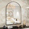 BEAUTYPEAK Arched Bathroom Mirror Wall-mounted Mirror Classic Wall Mirror for Home Decoration - 2 of 4