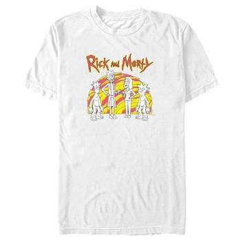 Men's Rick And Morty Drinks on Planet Gaia T-Shirt