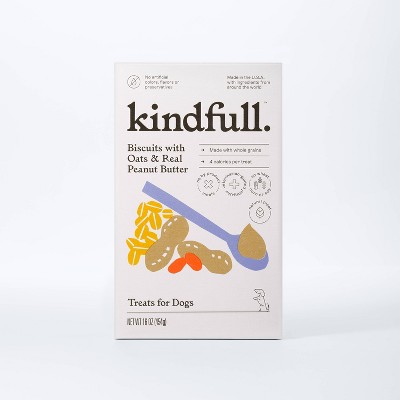 Real Peanut Butter Biscuit Dog Treats - 16oz - Kindfull™